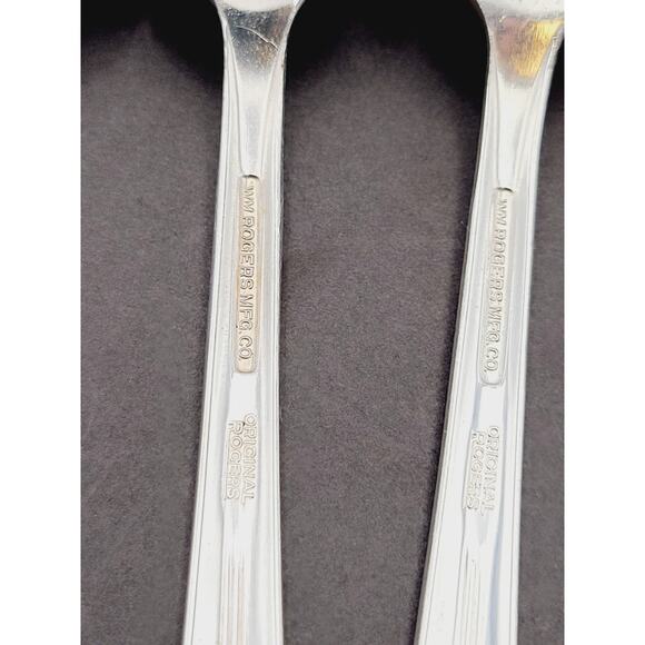 Wm. Rogers 1939 ALLURE Wheat Silver Plate Flatware 50 Pcs Set Vtg - Picture 15 of 16